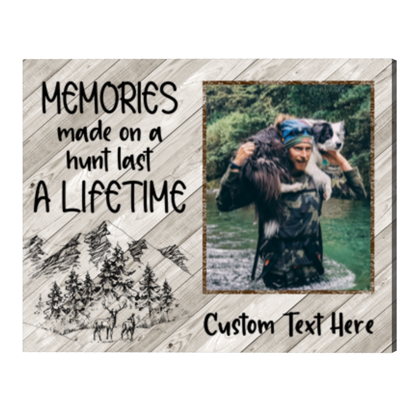 Custom Unique Hunting Gifts For Him Memories Made On A Hunt Last A