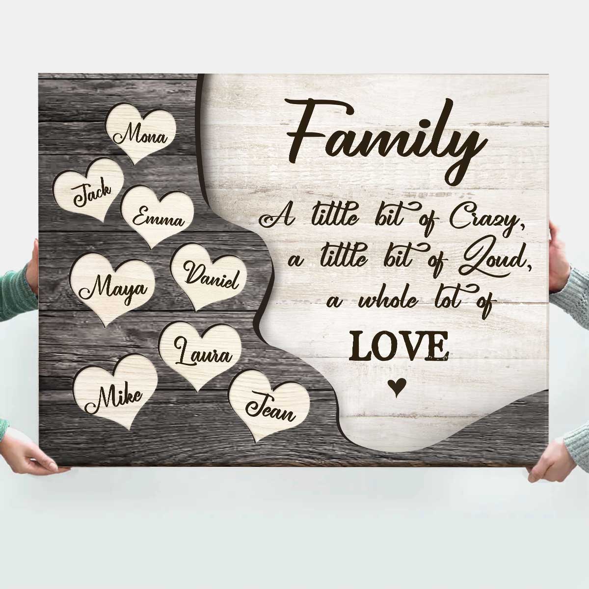 2024 Family Gifts, Personalized Family Name Sign, Gift For Parents, Gift  For Mom And Dad - Best Personalized Gifts For Everyone
