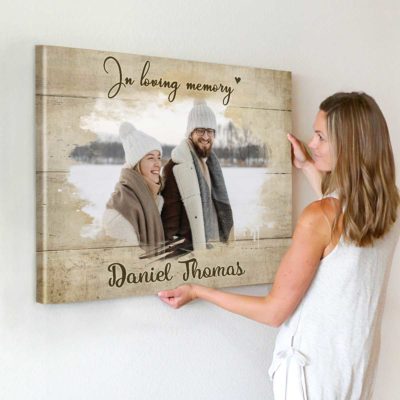 personalized loss of husband gift memorial gift for loss of husband custom memorial portrait