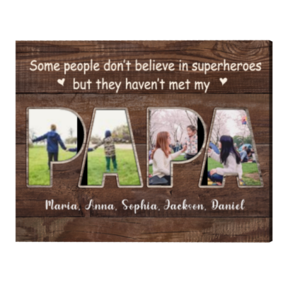 Custom Grandpa Photo Gifts From Grandkids, Best Gifts For