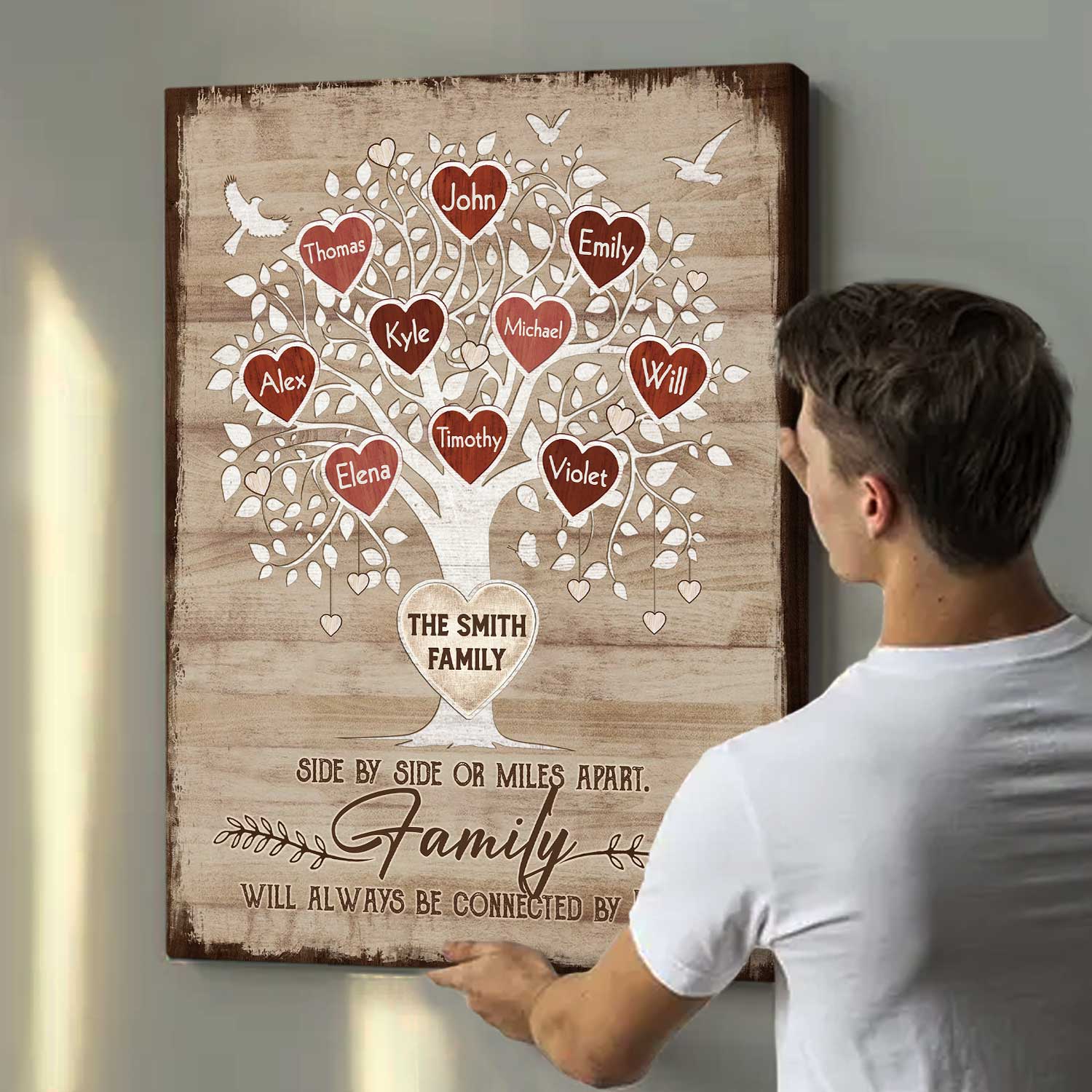 Personalized Christmas Gift for Family, Custom Family Wall Art, Best Gift  for Parents, Family Gifts - Best Personalized Gifts for Everyone