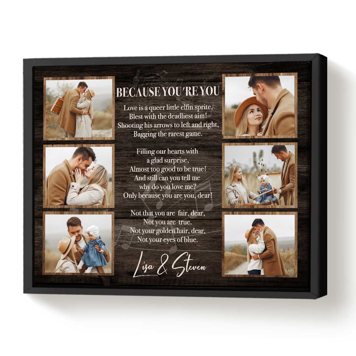 Personalized Song Lyrics Canvas - Stunning Gift Store