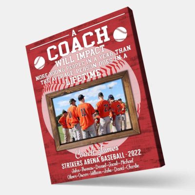 Personalized Thank You Gift for Baseball Coaches