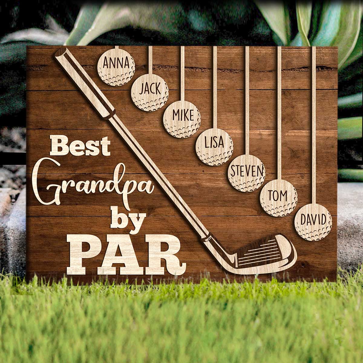 60 PCS Christmas Dad Golf Gifts for Men, 3-1/4 inch Funny Sayings Wooden  Golf Tees with Warm Words Golfing Gifts Presents for Dad Grandpa  Grandfather Burlywood