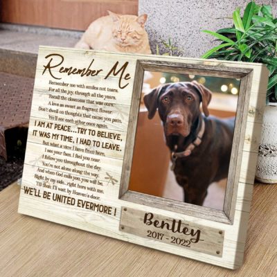 custom best gift for pet loss sympathy gift for loss of dog pet loss gifts picture frame