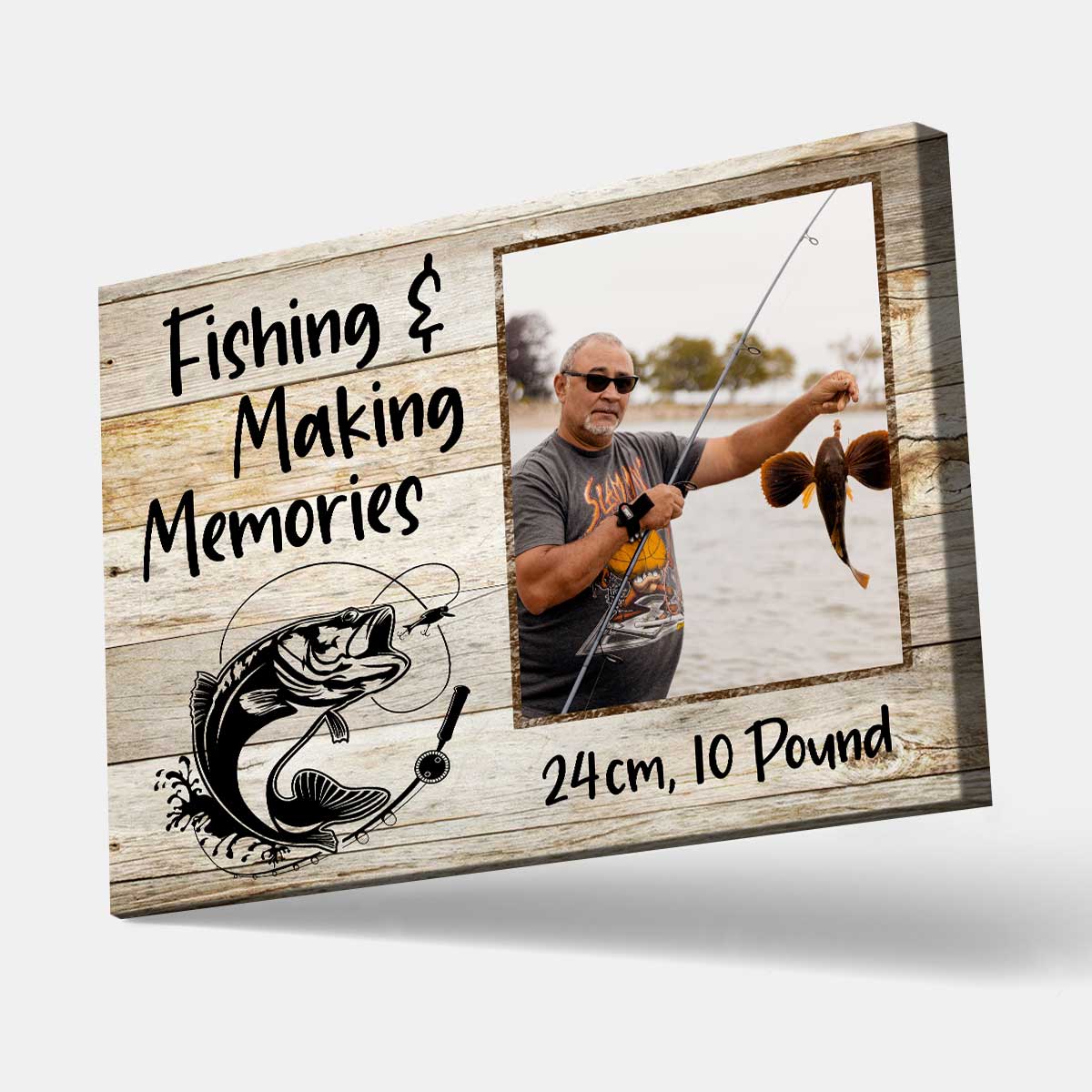 Custom Best Gifts For Fisherman, Fishing Gifts For Dad, Man Cave