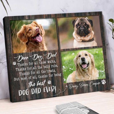 custom loss of dog gifts pet memorial photo collage dog memorial gifts for dad