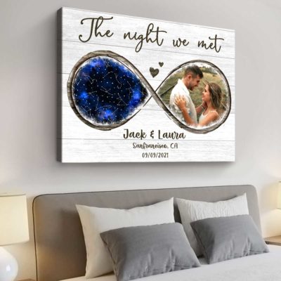 Custom Star Map by Date Wedding Anniversary Gift