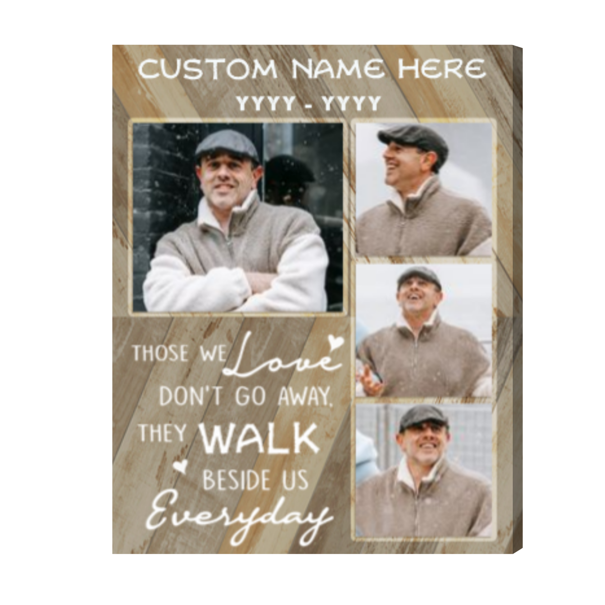 Personalized Memorial Photo Collage, Memorial Pictures Gifts For Loved