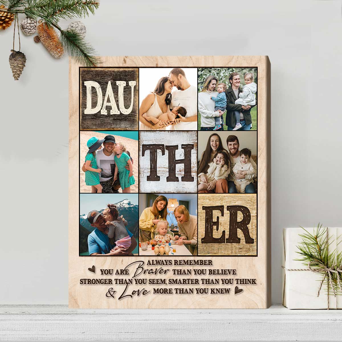Thank You Dad Gift with Kids Names, Fathers Day Personalized Gift