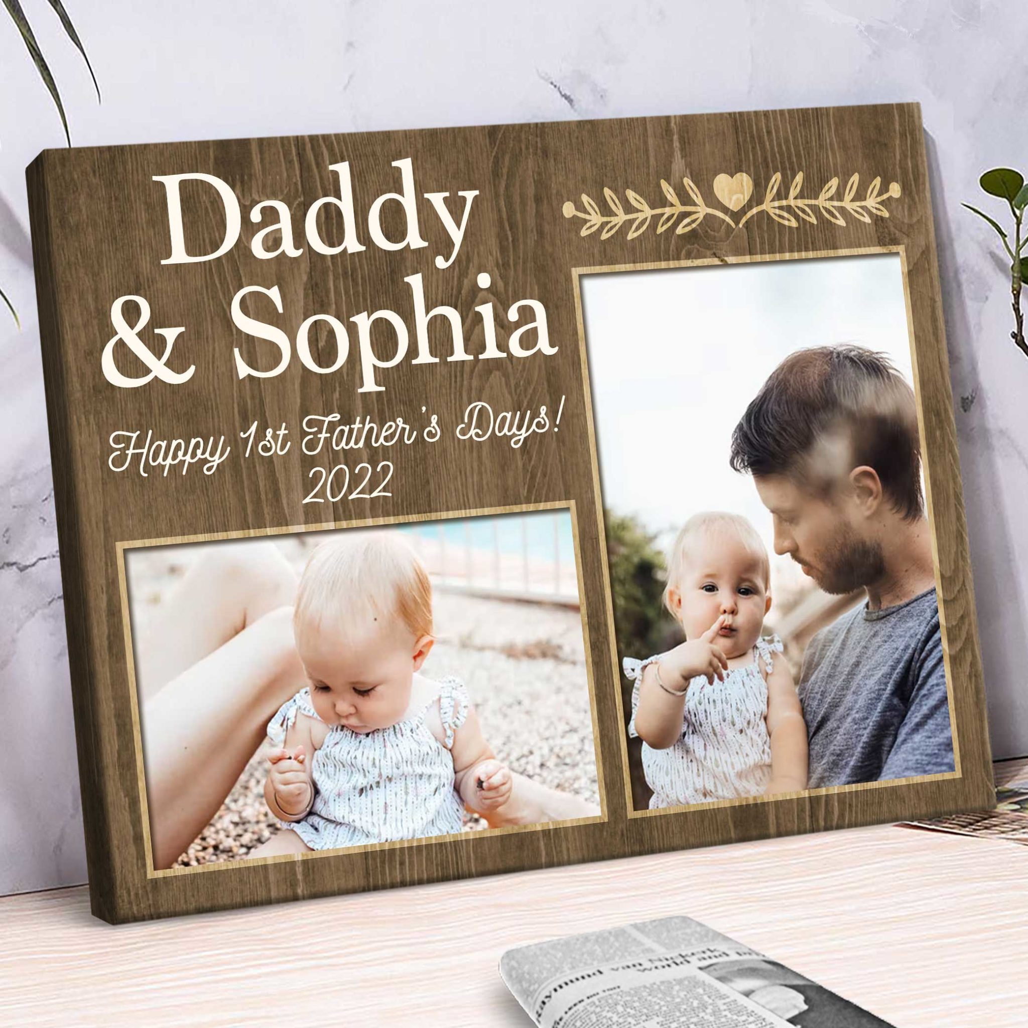 Custom Star Map Gift For New Dad, First Father's Day Gifts, Personalized First Time Dad Gift