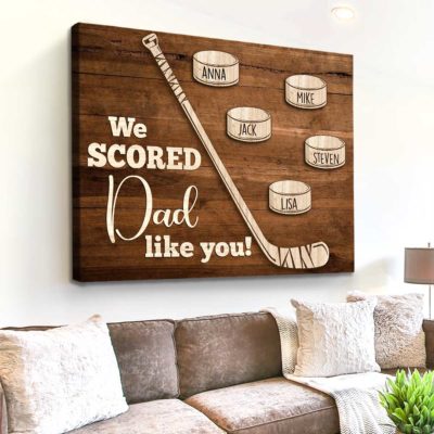 Hockey Dad Gifts With Names From Kids