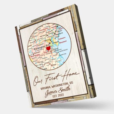 our first home personalised map print new home owner gift personalized housewarming gifts