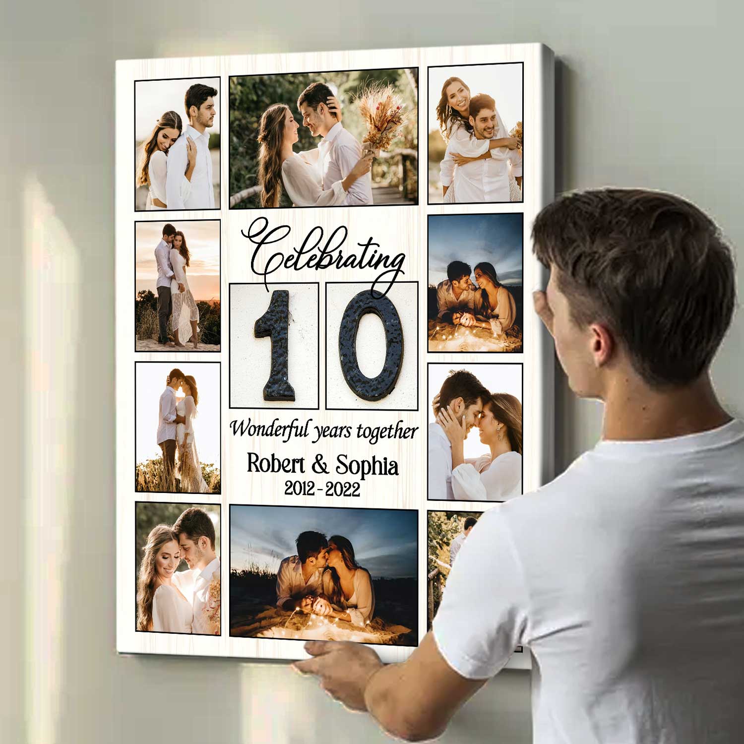 10th Anniversary Gifts for Him Custom Drawing 10th Wedding, 10 Year Anniversary  Gifts For Him - valleyresorts.co.uk