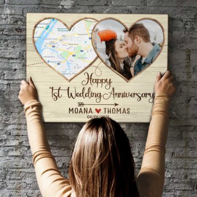 Personalized 1st Wedding Anniversary Gift