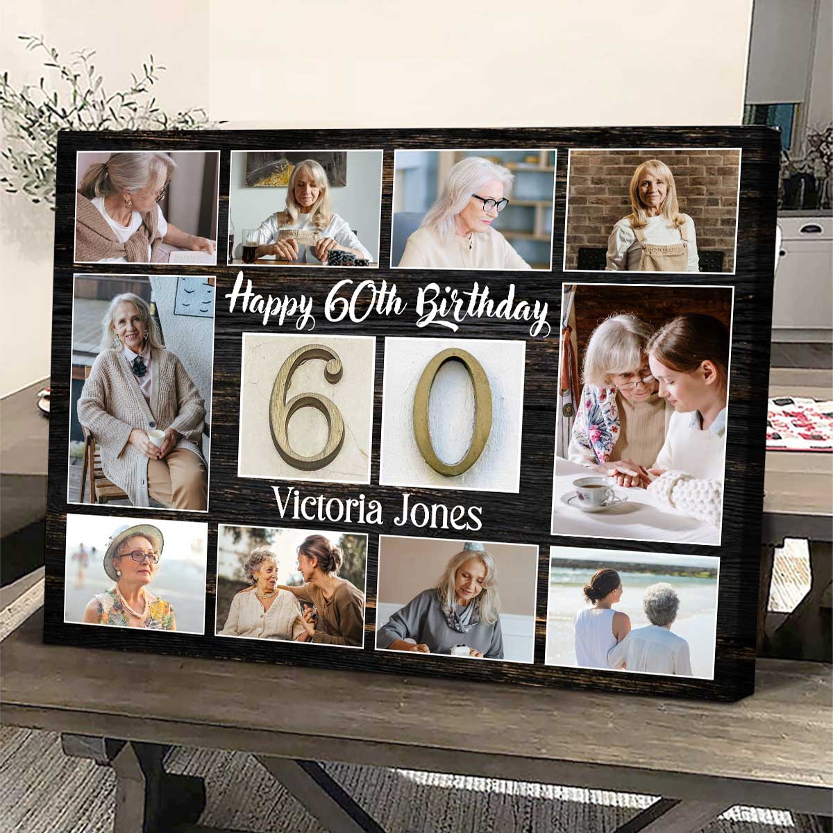 Personalized 60th Birthday Photo Collage, 60th Birthday, 44% OFF