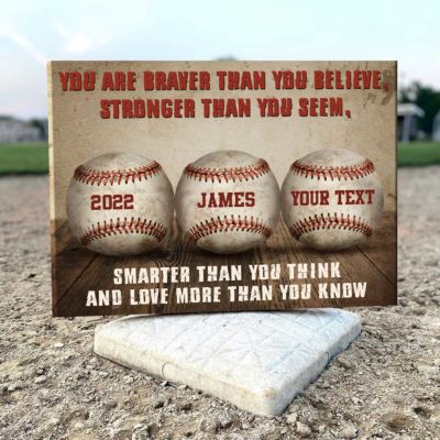 baseball your talent is god's gift to you canvas custom gifts for baseball player baseball motivational gift