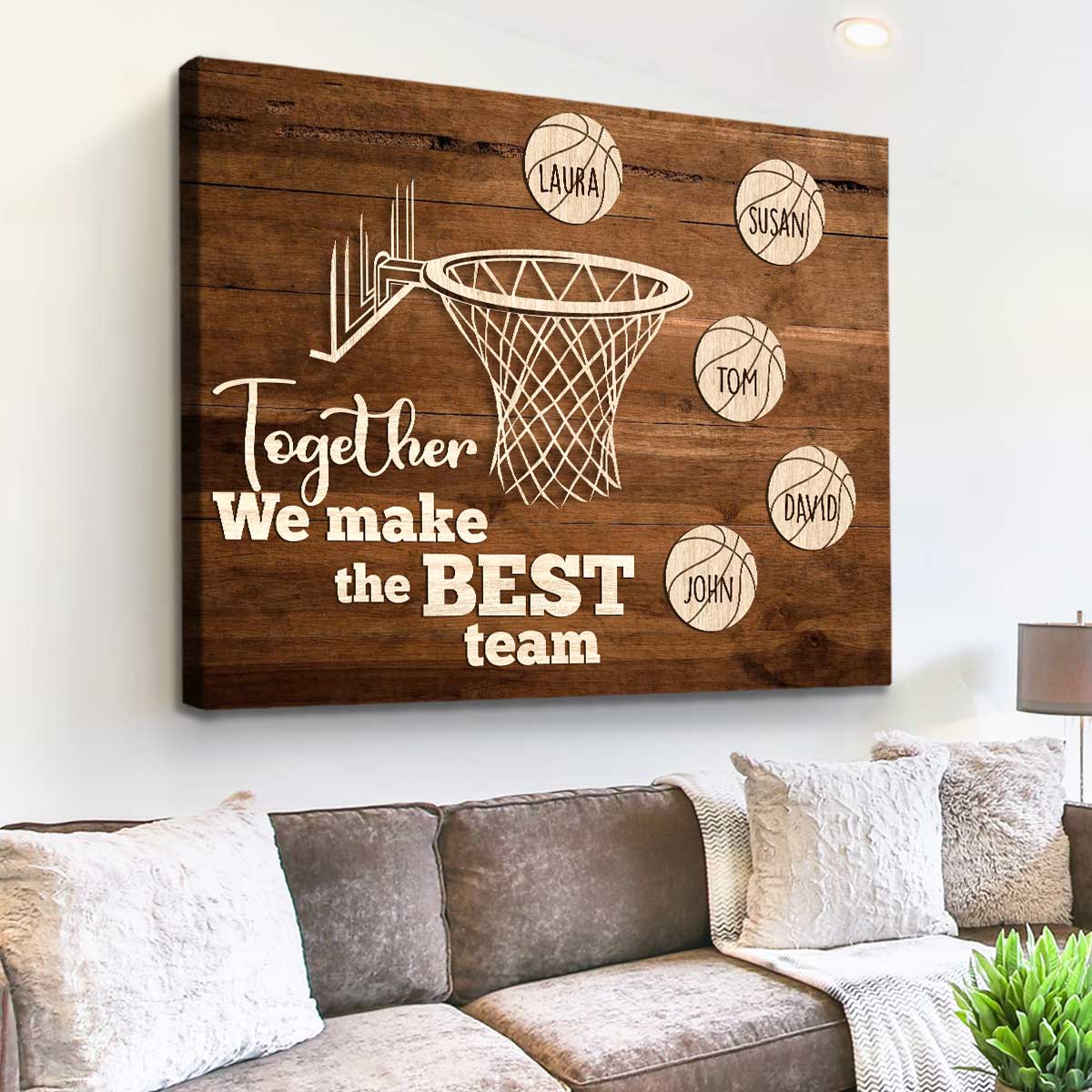  Personalized Basketball Wooden Wall Letters Framed Sign Custom  Monorgam Last Name Wood Sign Basketball Lover Gift Funny Wall Decor Sign  Plaque for Basketball Player Gift 7x7 : Home & Kitchen