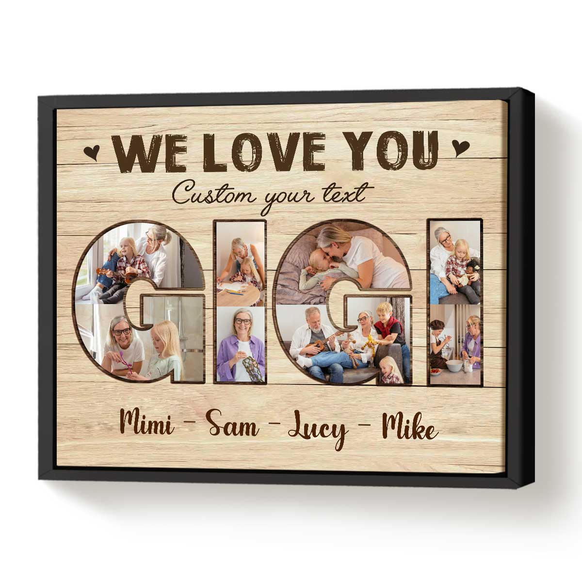 Personalized Photo Gifts For Mom Christmas 2023, We Love You Mom Photo  Collage Canvas, Good Gifts For Mom - Best Personalized Gifts For Everyone