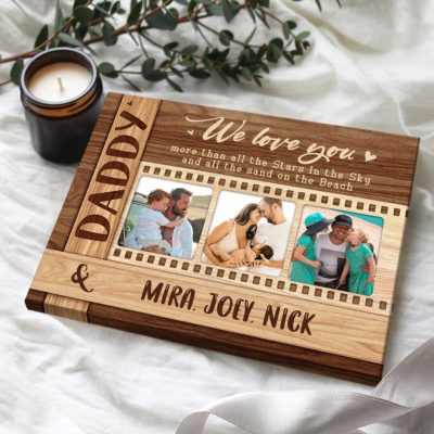 personalized photo gifts for dad we love you dad custom photo gifts dad christmas gifts