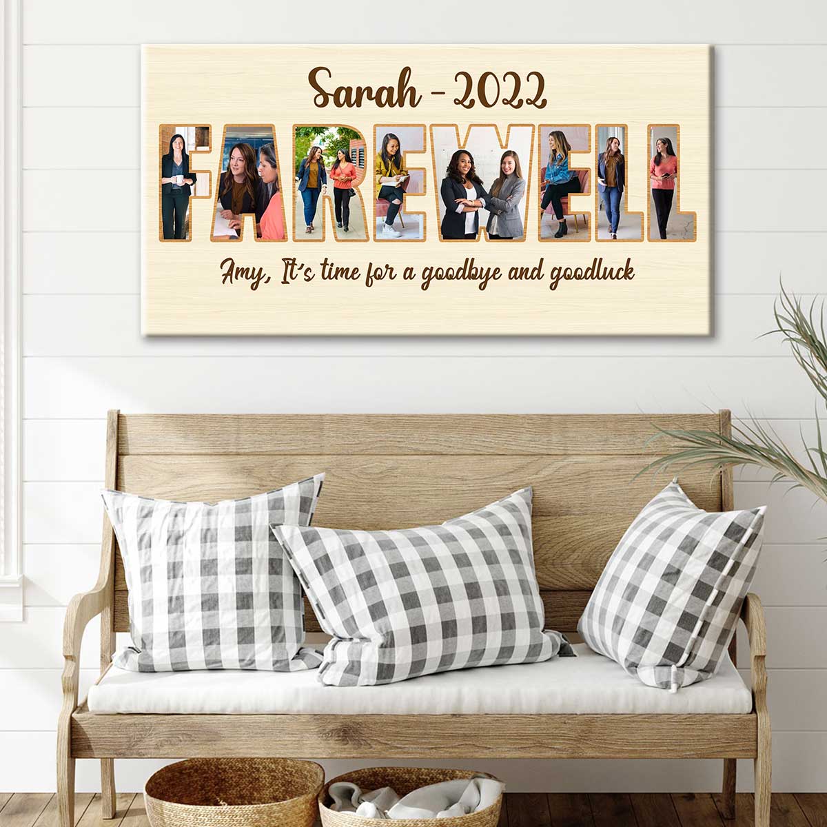 Personalized Going Away Gift Coworker Friend Canvas, Best Work Friends Gift,  Colleague Farewell Gift - Best Personalized Gifts For Everyone