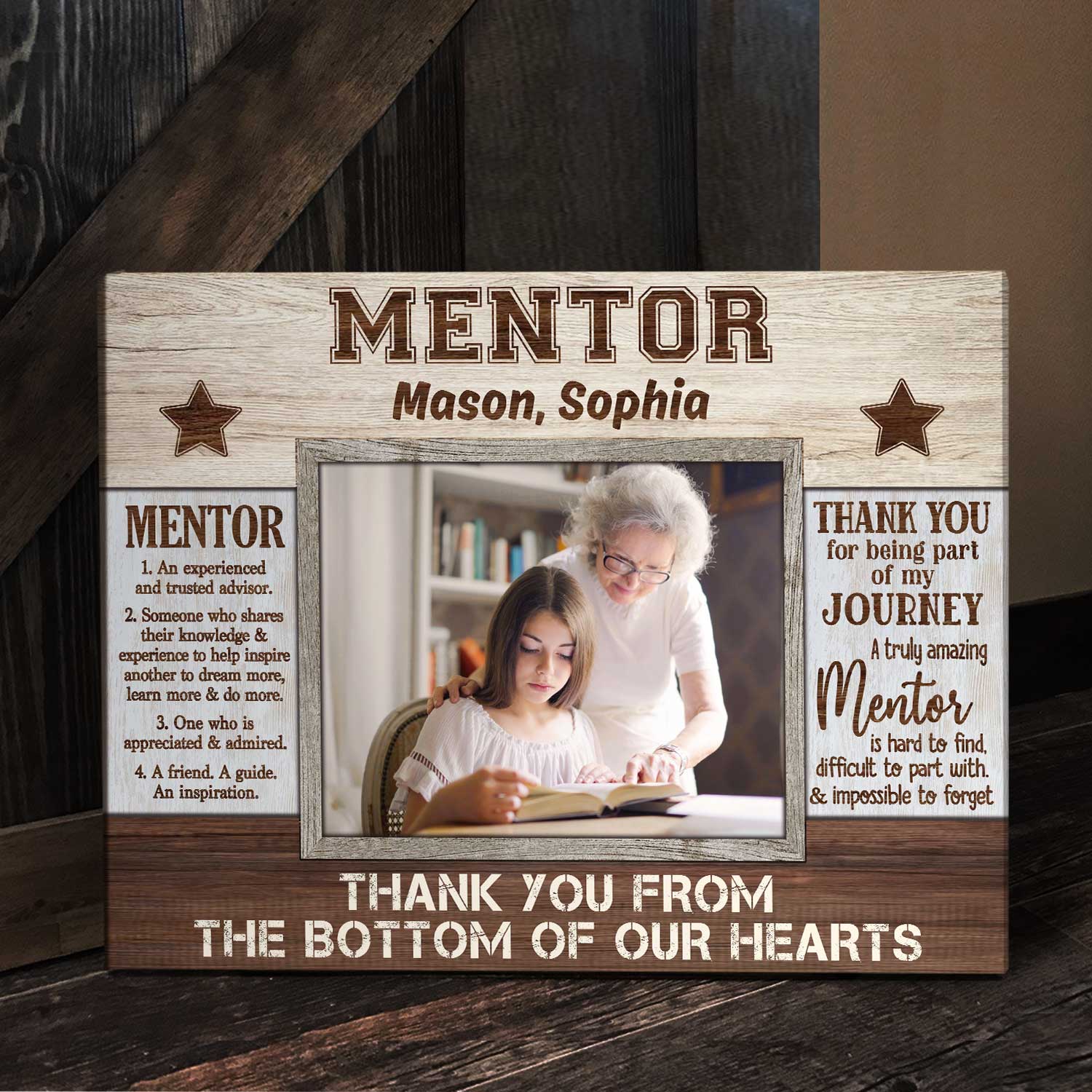 Personalized Gift for Mentor Thank You Gifts For Mentor print sign Mentor Appreciation Gift 4