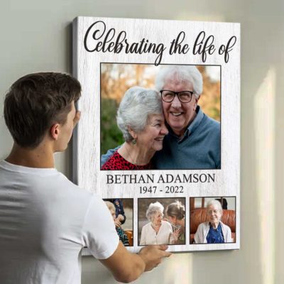 custom photo memorial gifts canvas personalized sympathy gift in loving memory gifts