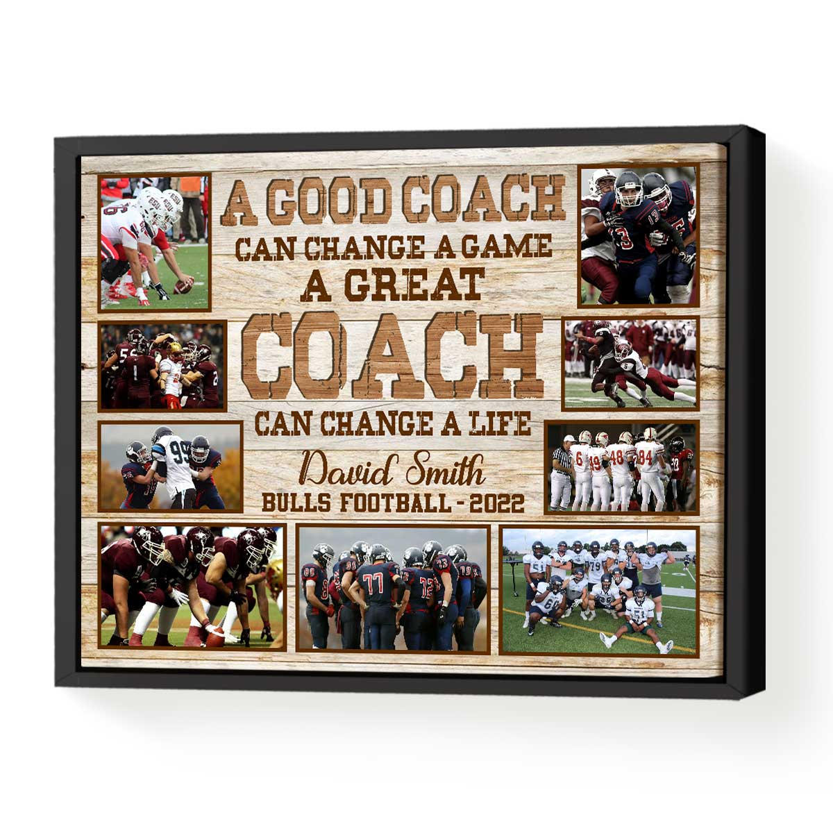 Order & Send Custom Baseball Team Photo Collage Gift For Coaches Online