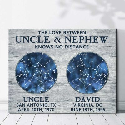 personalized long distance christmas gift for uncle and nephew star map gifts for uncle or nephew uncle gift