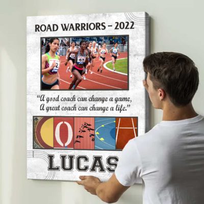 Personalized Track and Field Coach Gift