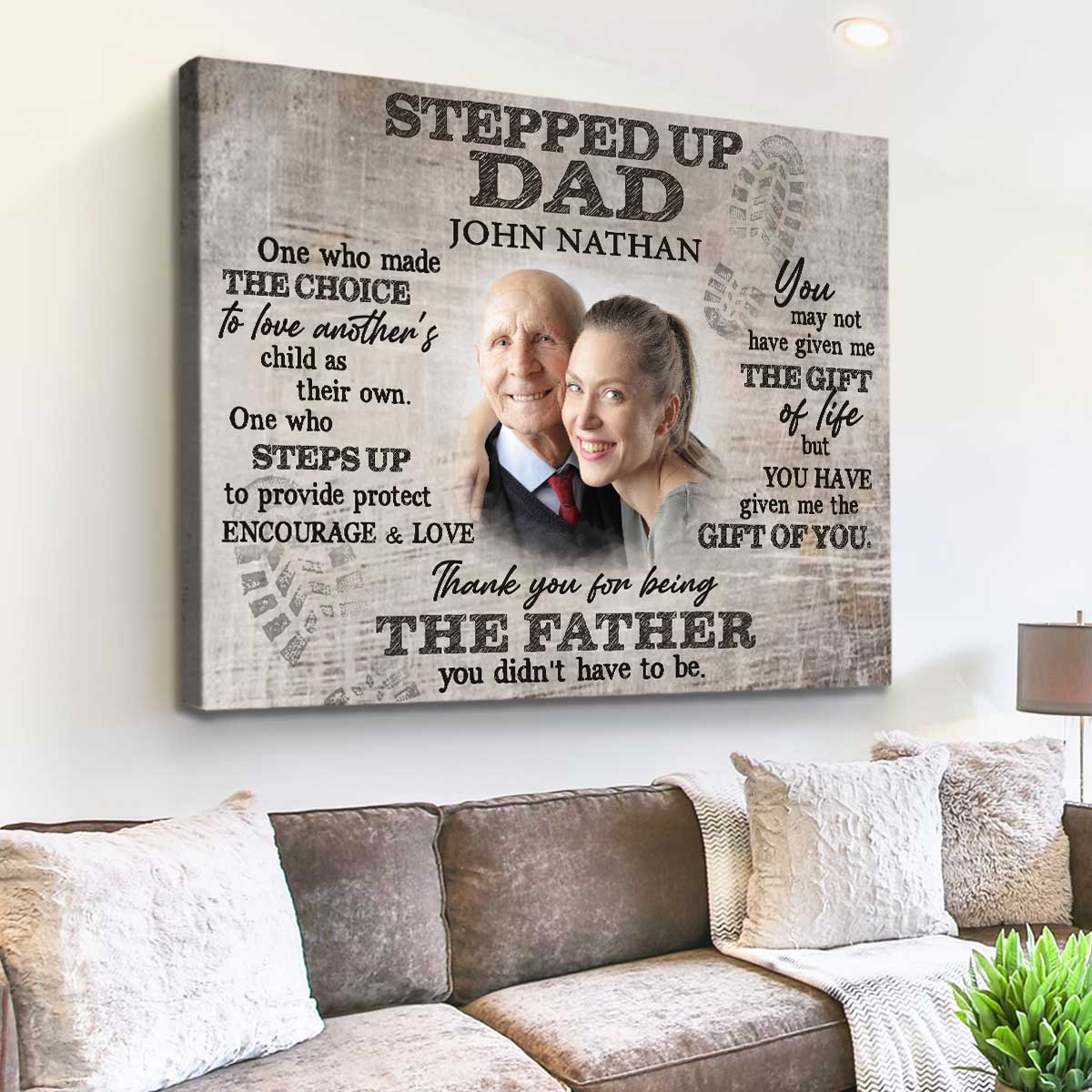 Personalized Baseball Dad And Son Thank You Custom Quote