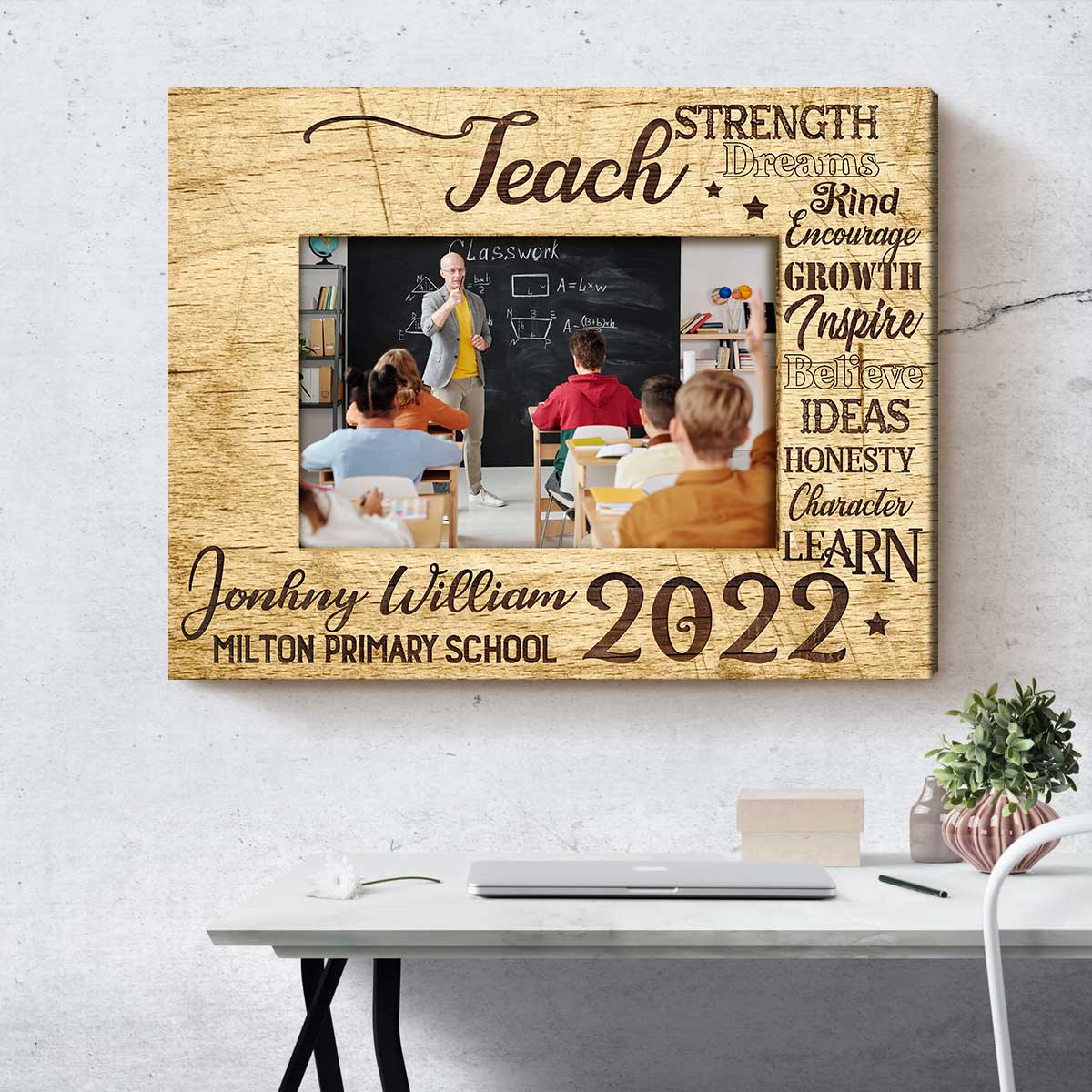 Personalised teacher gift frame | Unique Personalised Gifts | FREE UK  Delivery | Little Gems Online