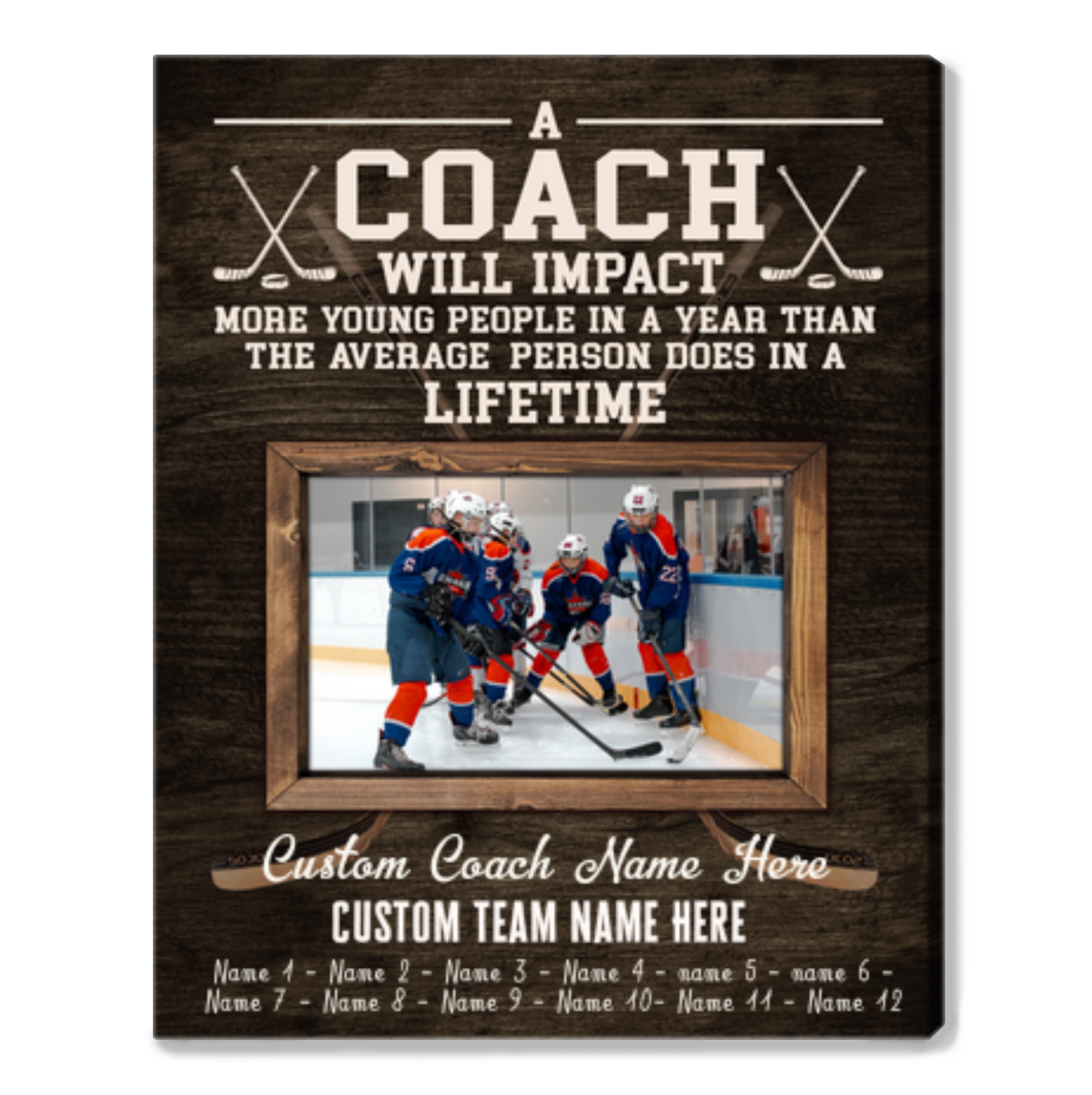 Ice hockey gift ice hockey gifts for him players coach gift ideas Gift for  Him