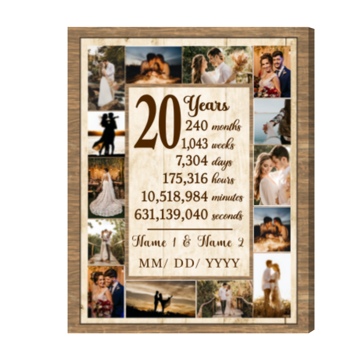 20th-anniversary-photo-collage-canvas-personalized-20th-anniversary