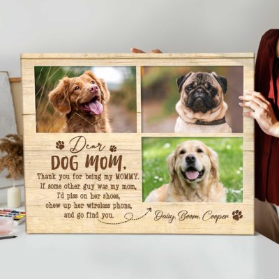 Christmas Gift for Dog Mom, Gift For Dog Mom From Dog