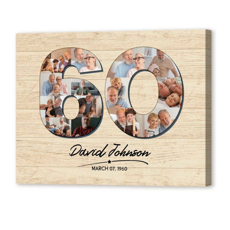 02deaa3a 4721 11ed 83ba 0242ac120002 60th Birthday Gift Personalized 60th Birthday Photo Collage Unique 60th Birthday Gifts for Her