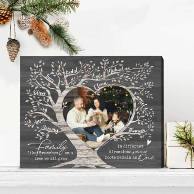 Family Tree Custom Names Canvas Art