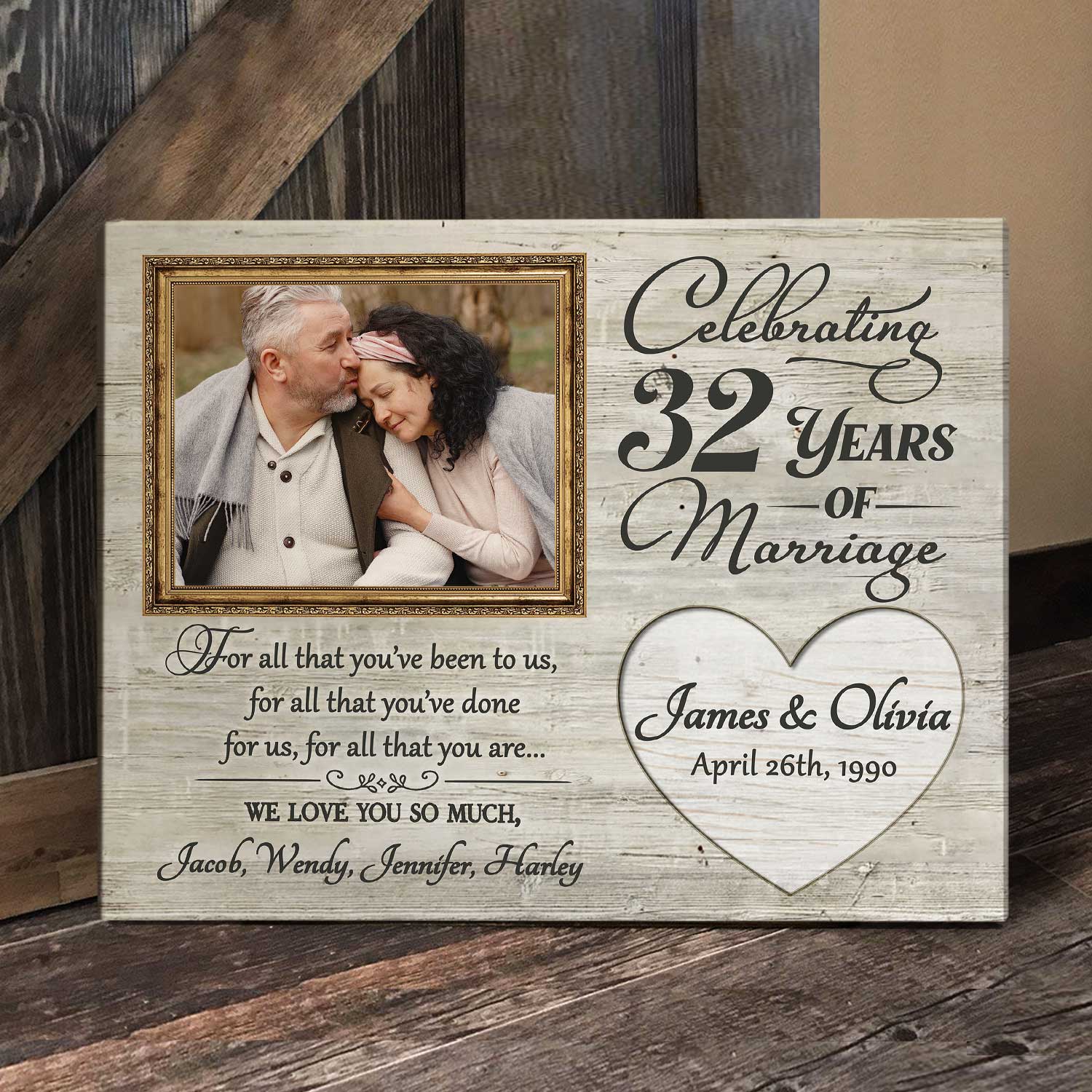 Personalized Anniversary Gifts for Her • Fortune & Frame