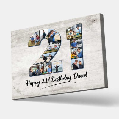 Personalised 21st birthday gift, custom scrapbook album 21 years old, –  Toshi and Bob
