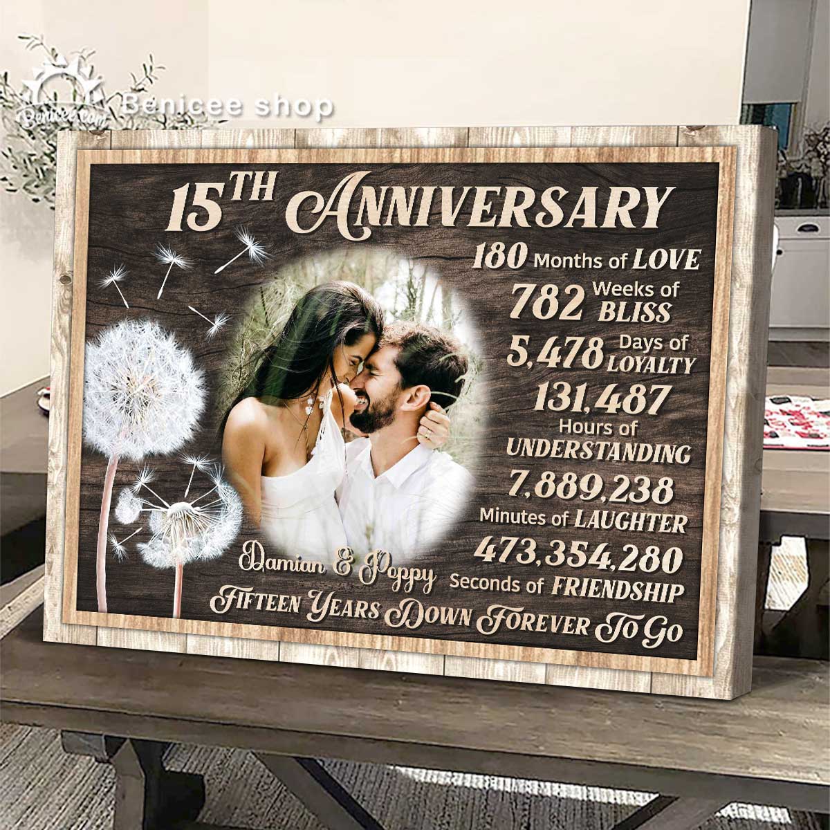 Amazon.com: 15 Years 15th Wedding Anniversary, Crystal Gifts for Couple Her  Him Husband Wife Parents Friends Memorial Valentines Mother's Day Gifts :  Everything Else
