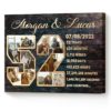 Custom 52nd Anniversary Gift Photo Collage 52 Year Anniversary Gift Anniversary Gifts For Parents 4