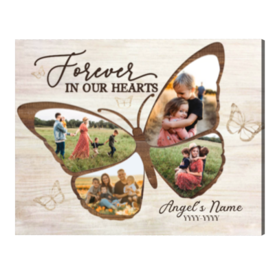 Personalized Memorial Canvas For Mom, Sympathy Gifts For Loss Of Mother,  Mom Memorial Gifts Picture Frame