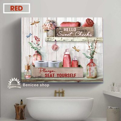 Funny Wall Art For Bathroom, Bathroom Wall Art Decor