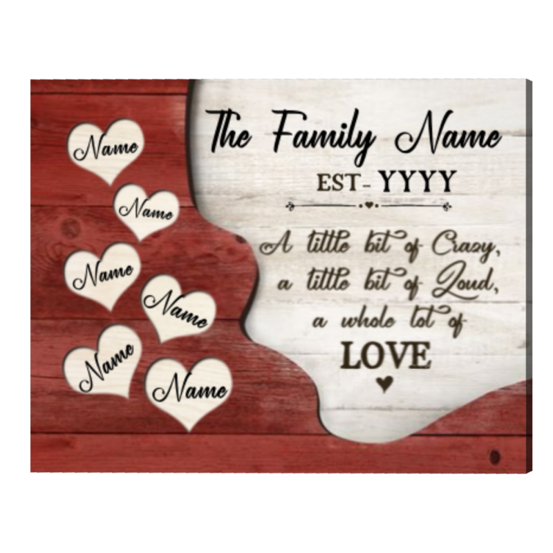 Personalized Gift for Family, Custom Family Wall Art, Best Gift for Parents, Family Gifts