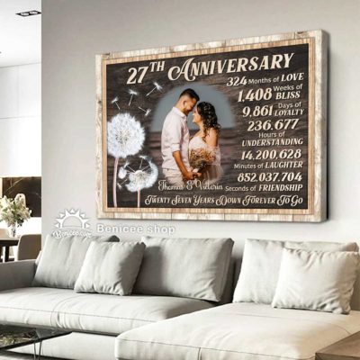 Personalized 27th Anniversary Gift