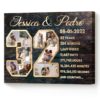 Personalized 32 Year Anniversary Photo Collage Wall Art 32nd Wedding Anniversary Gift Anniversary Gift For 32 Years