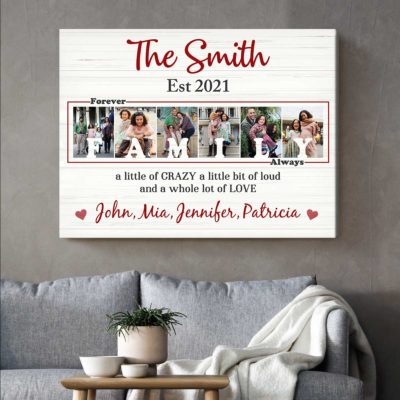 family personalized gifts family photo collage one gift whole family