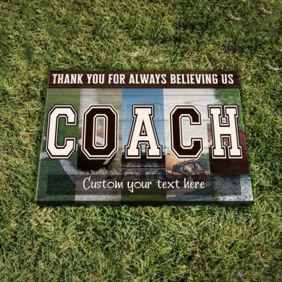 Personalized Vintage Football Coach Gift