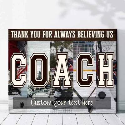 Personalized Vintage Gifts for Hockey Coaches