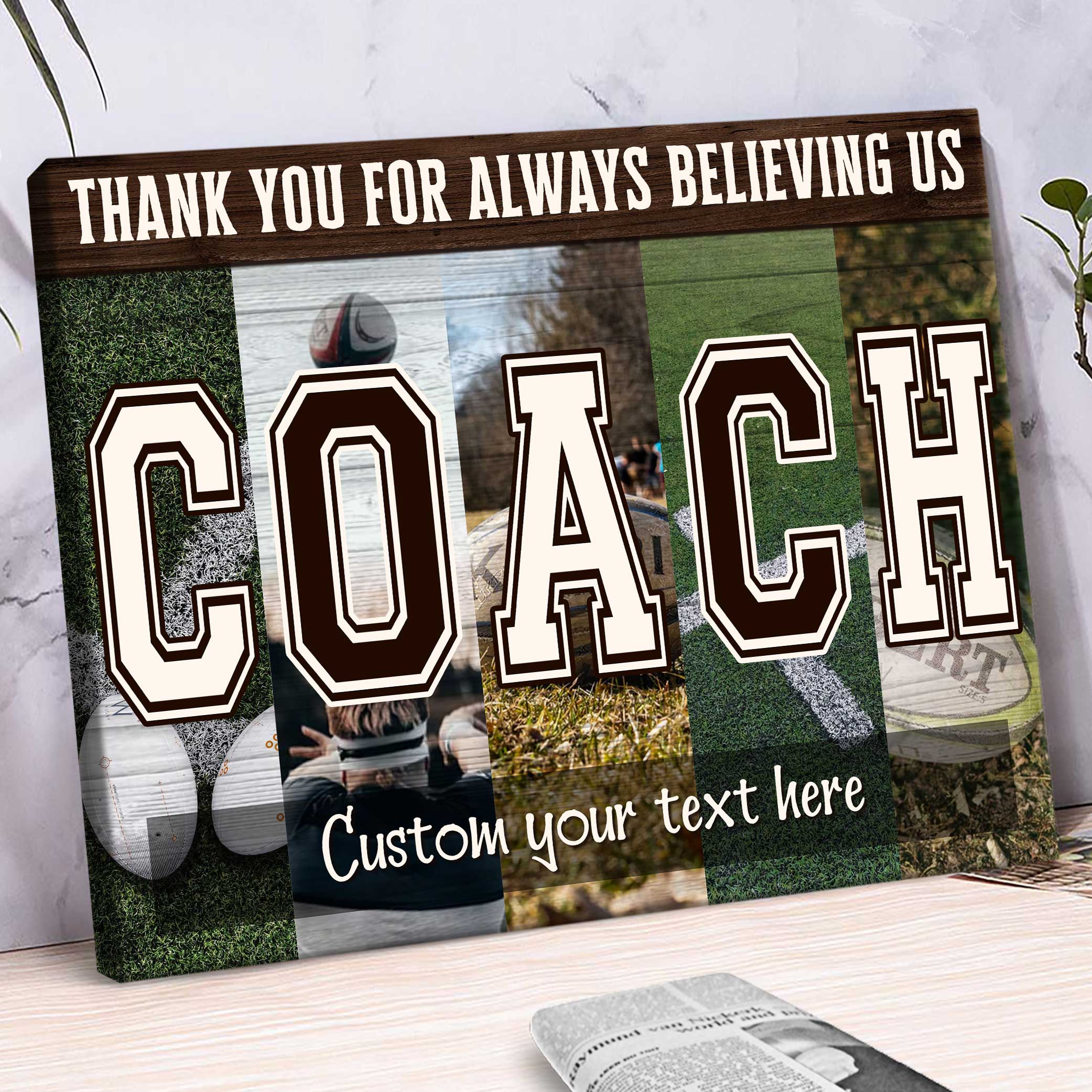 Personalized Vintage Gifts For Rugby Coaches, Rugby Coach Gift Print, Assistant  Coach Gifts